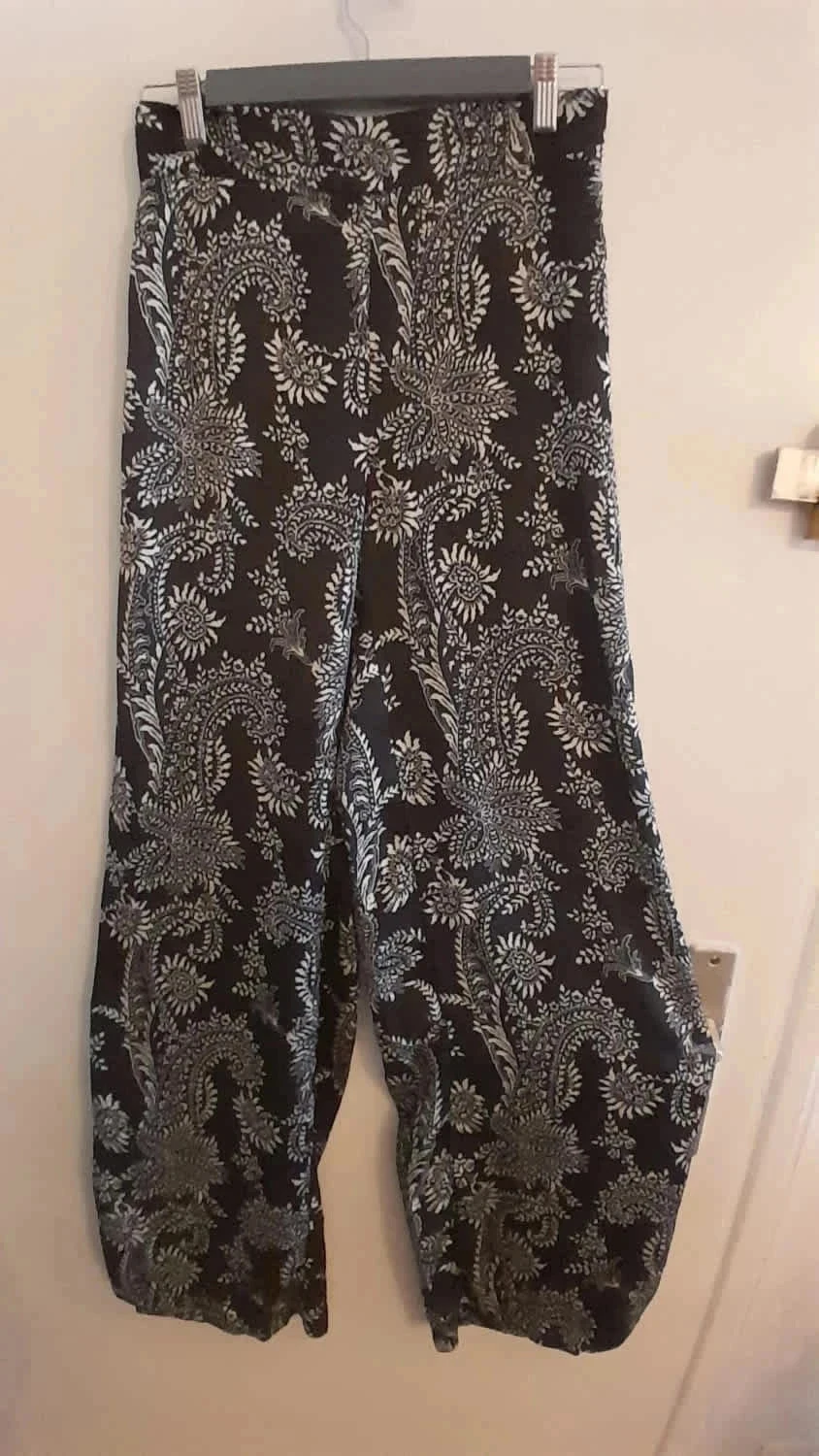 Zomerbroek, wijd, Boheemse stijl, maat 38 – photo 2